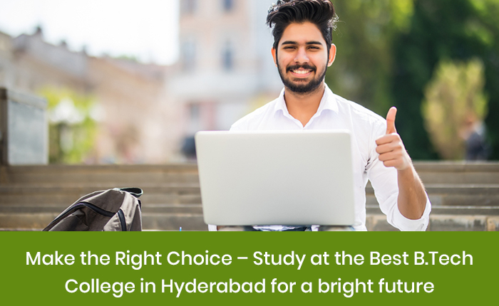 Study at the best b.tech college in Hyderabad